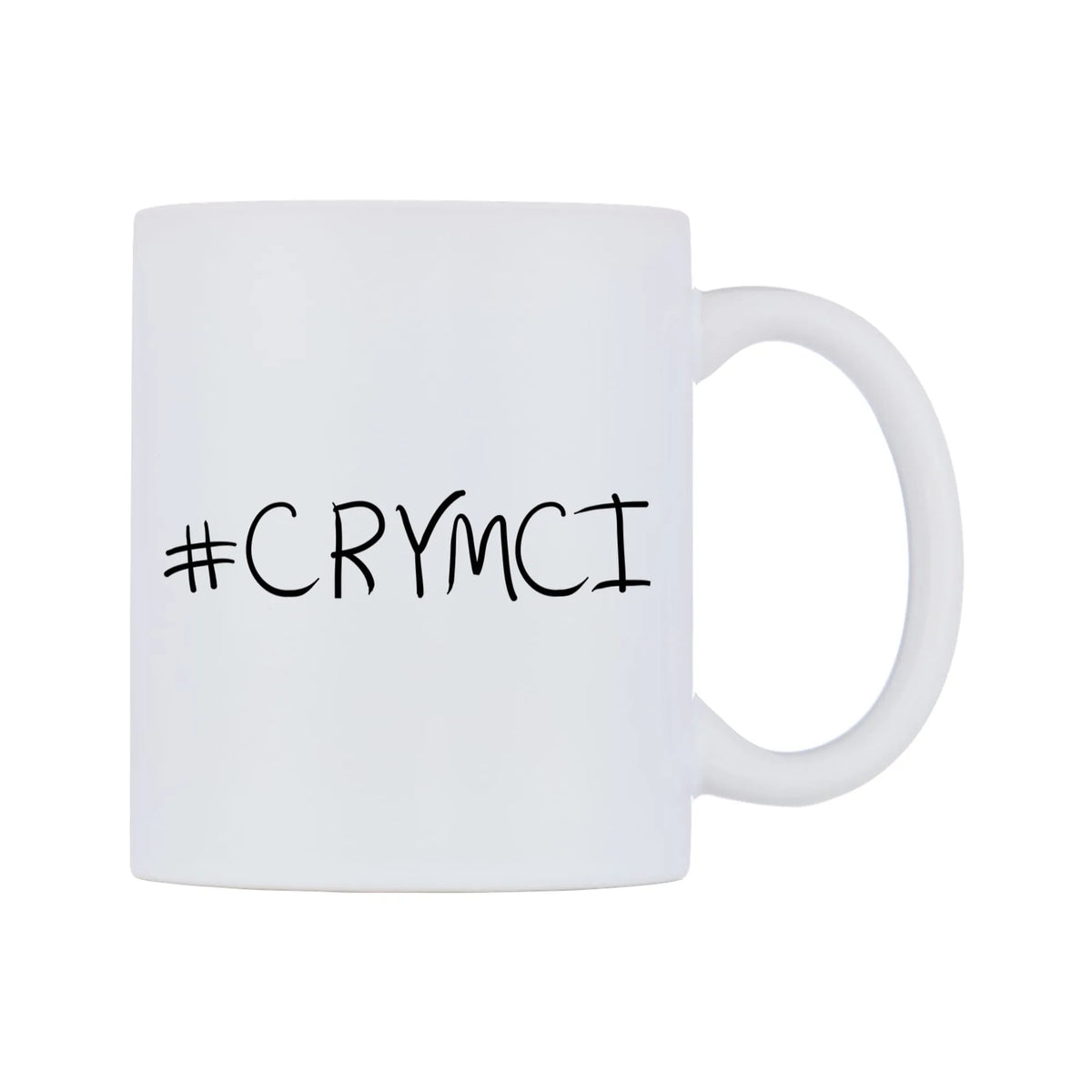 CRYMCI Mug — mug, left side, on a white background