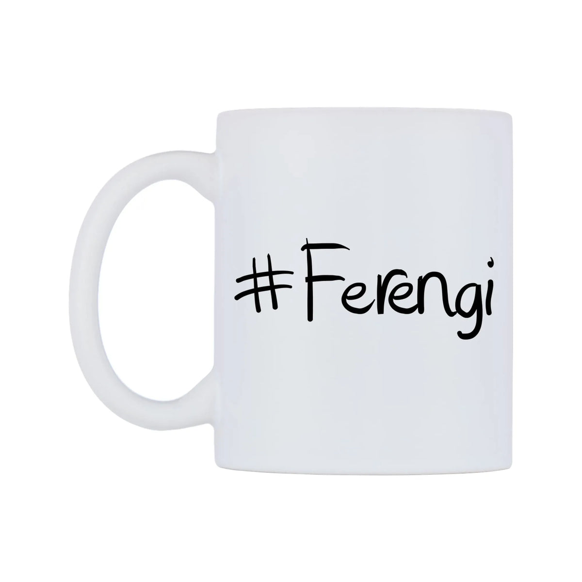 Ferengi Mug — mug, right side, on a white background