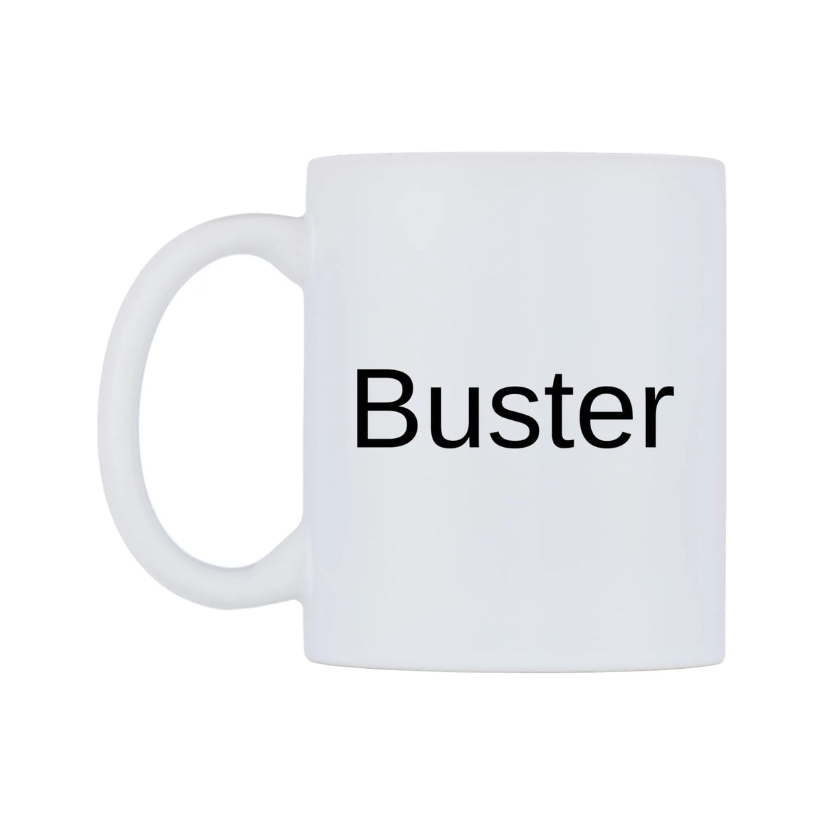 Buster Mug — mug, right side, on a white background