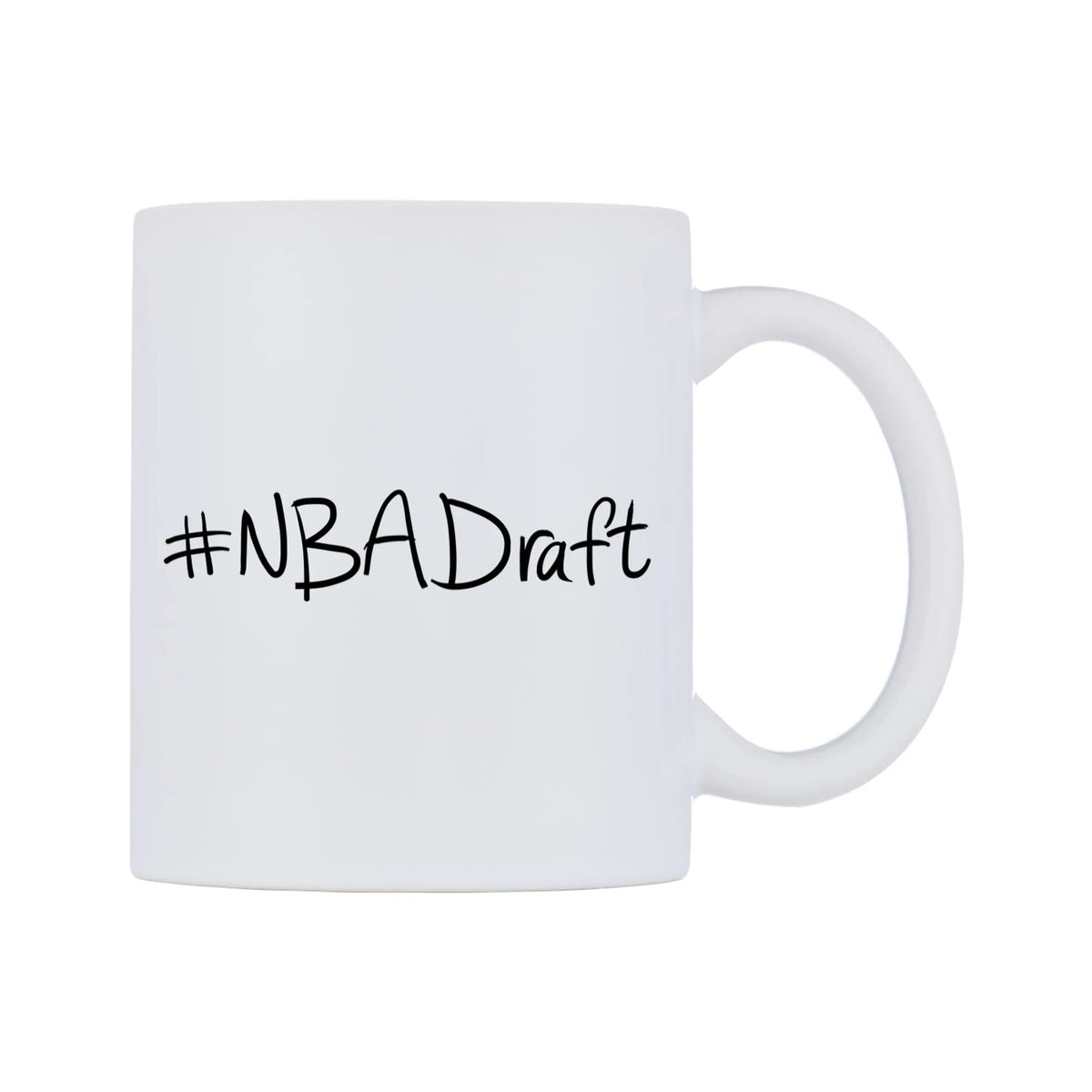NBADraft Mug — mug, left side, on a white background