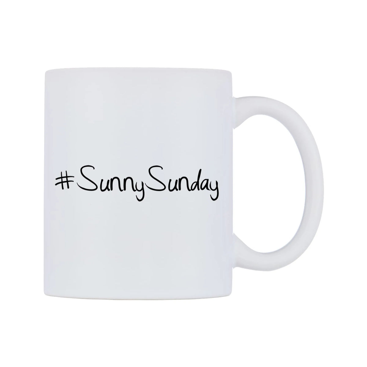 SunnySunday Mug — mug, left side, on a white background