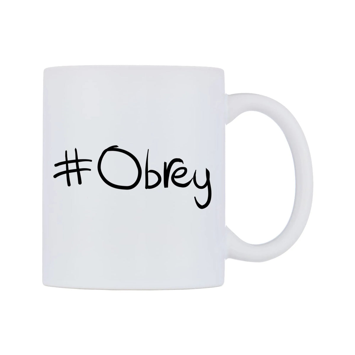 Obrey Mug — mug, left side, on a white background