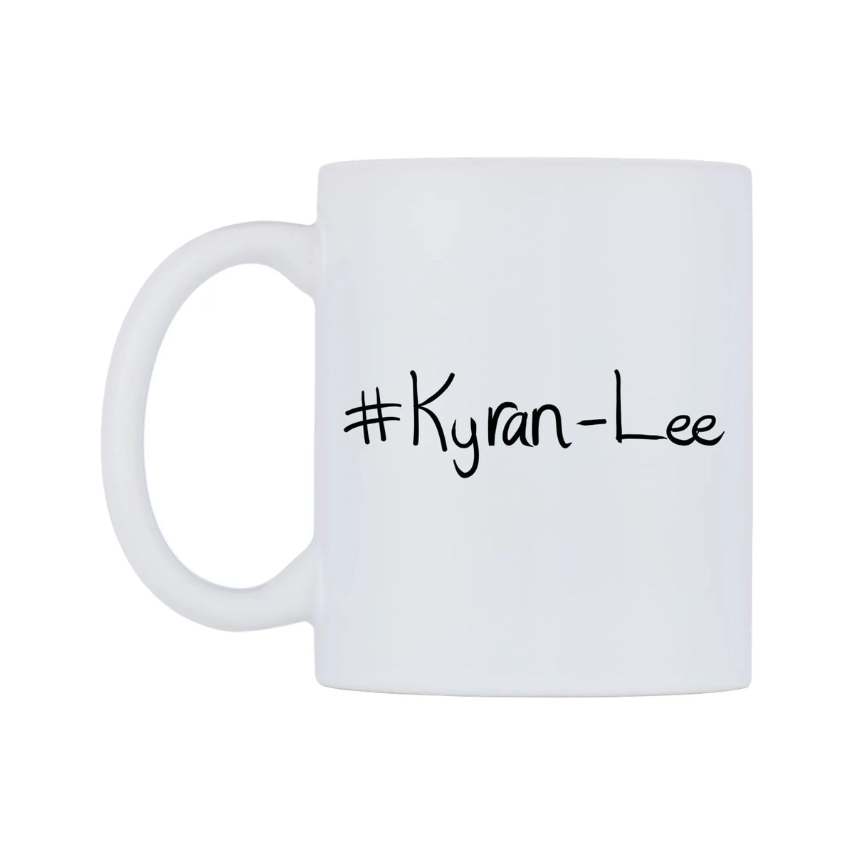 Kyran-Lee Mug — mug, right side, on a white background