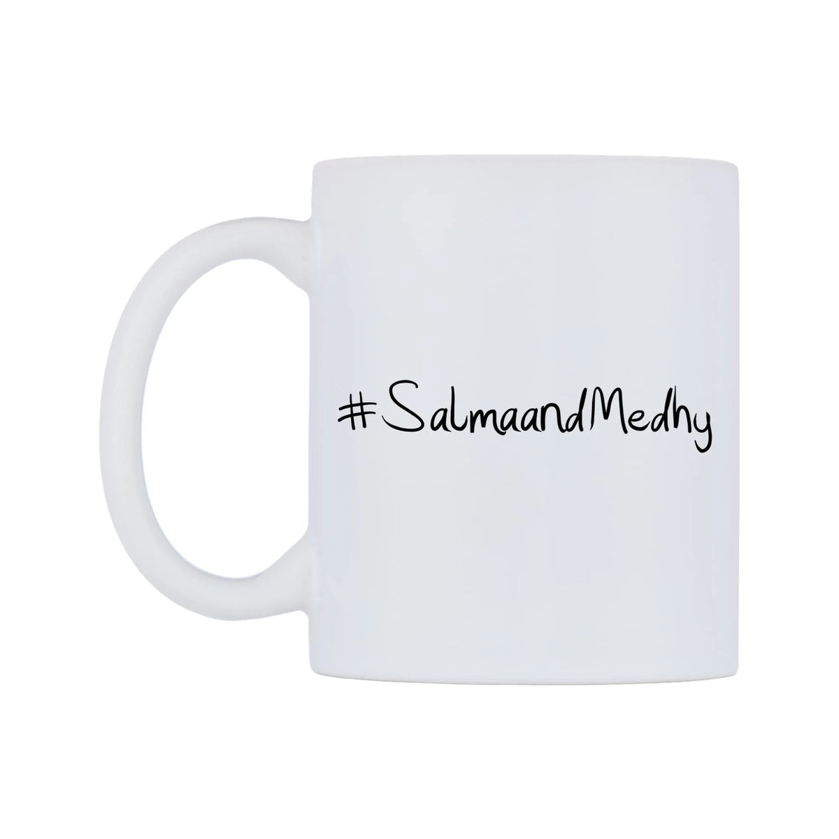 SalmaandMedhy Mug — mug, right side, on a white background