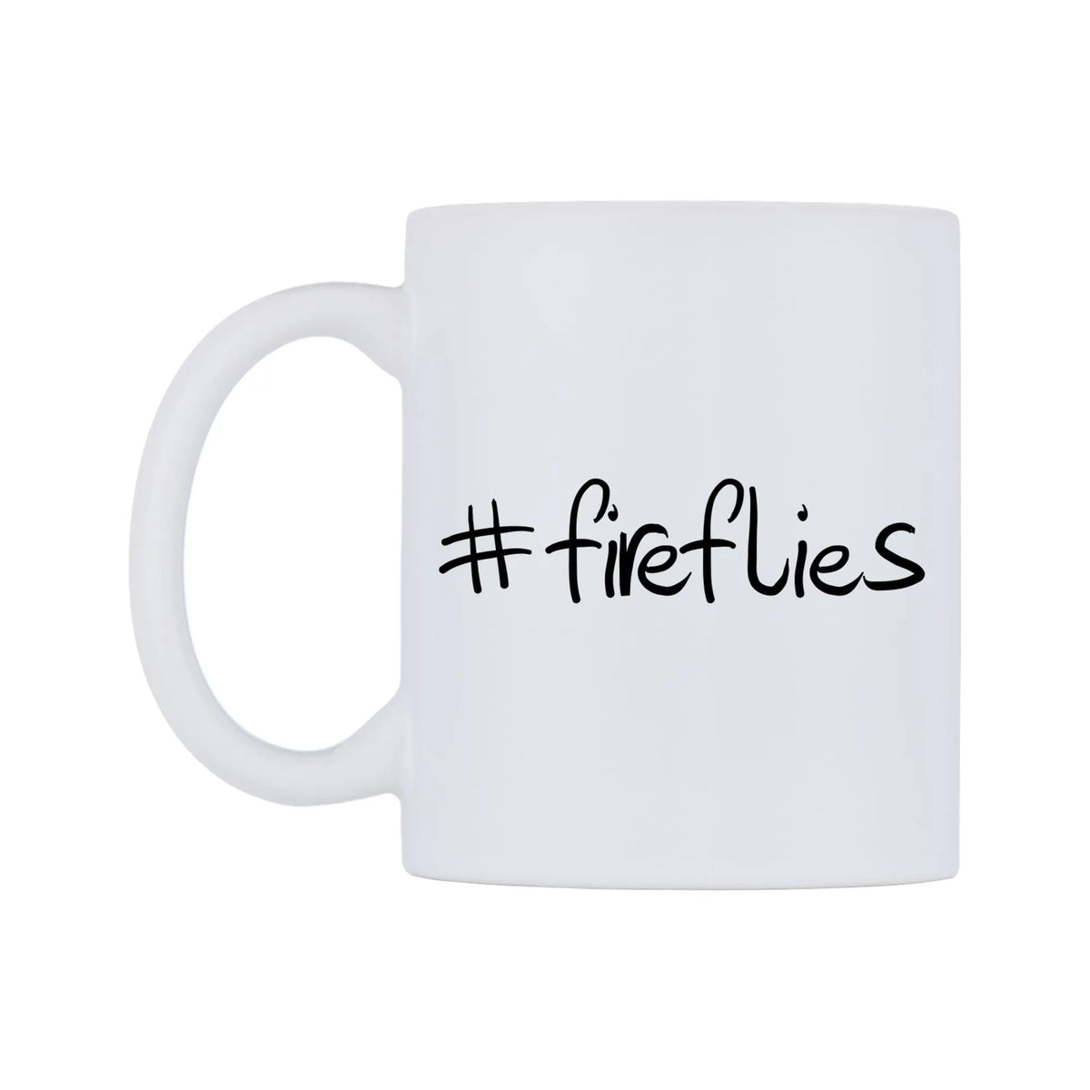 fireflies Mug — mug, right side, on a white background