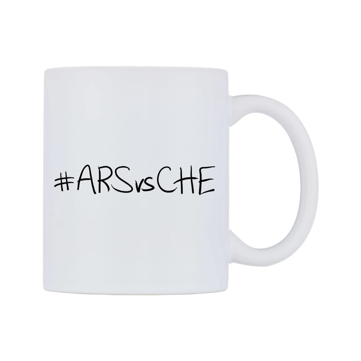 ARSvsCHE Mug — mug, left side, on a white background