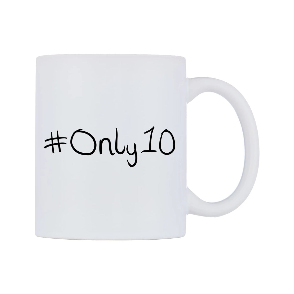 Only10 Mug — mug, left side, on a white background