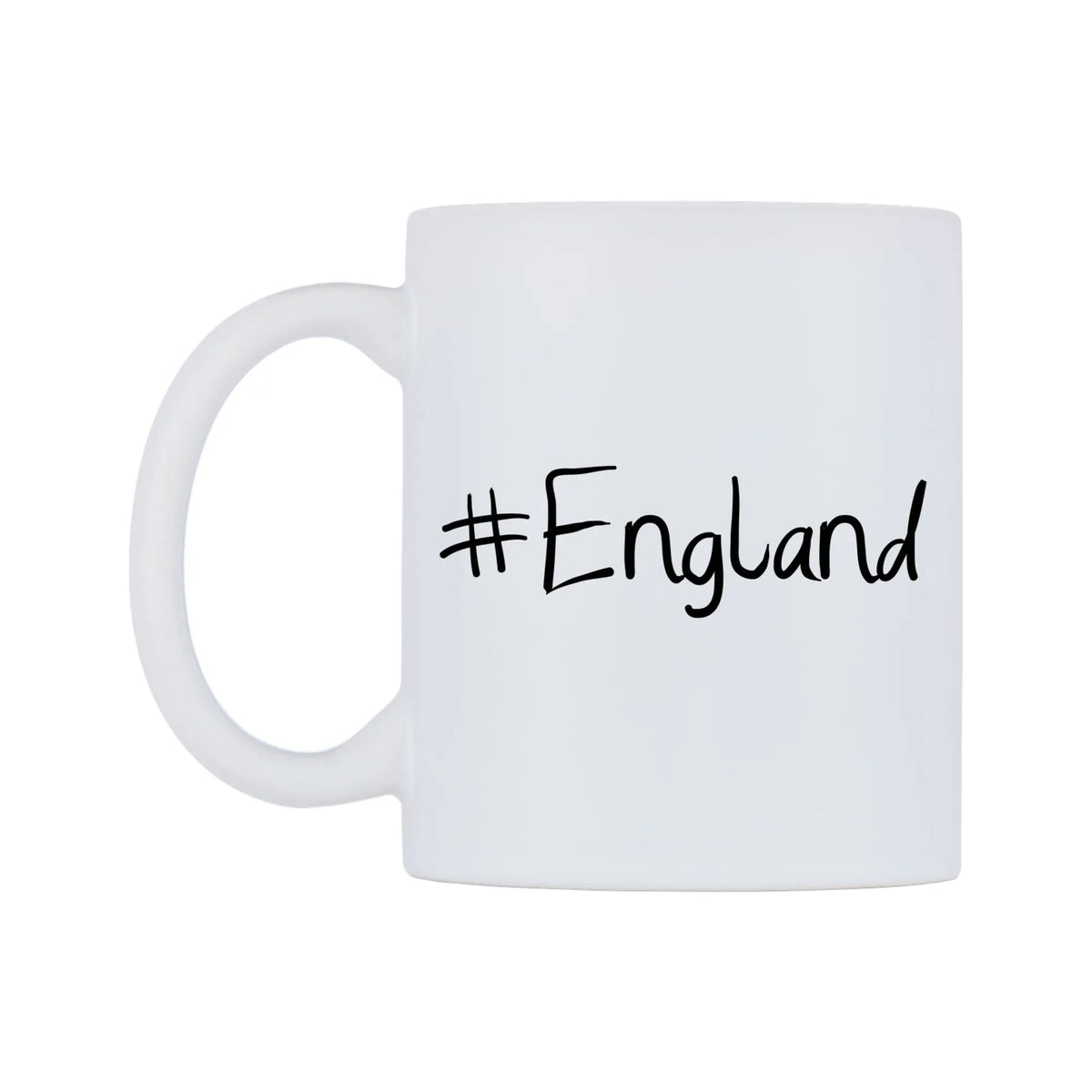 England Mug — mug, right side, on a white background