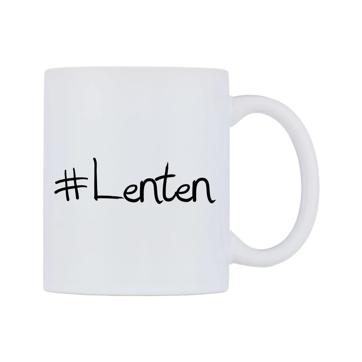 Lenten Mug — mug, left side, on a white background