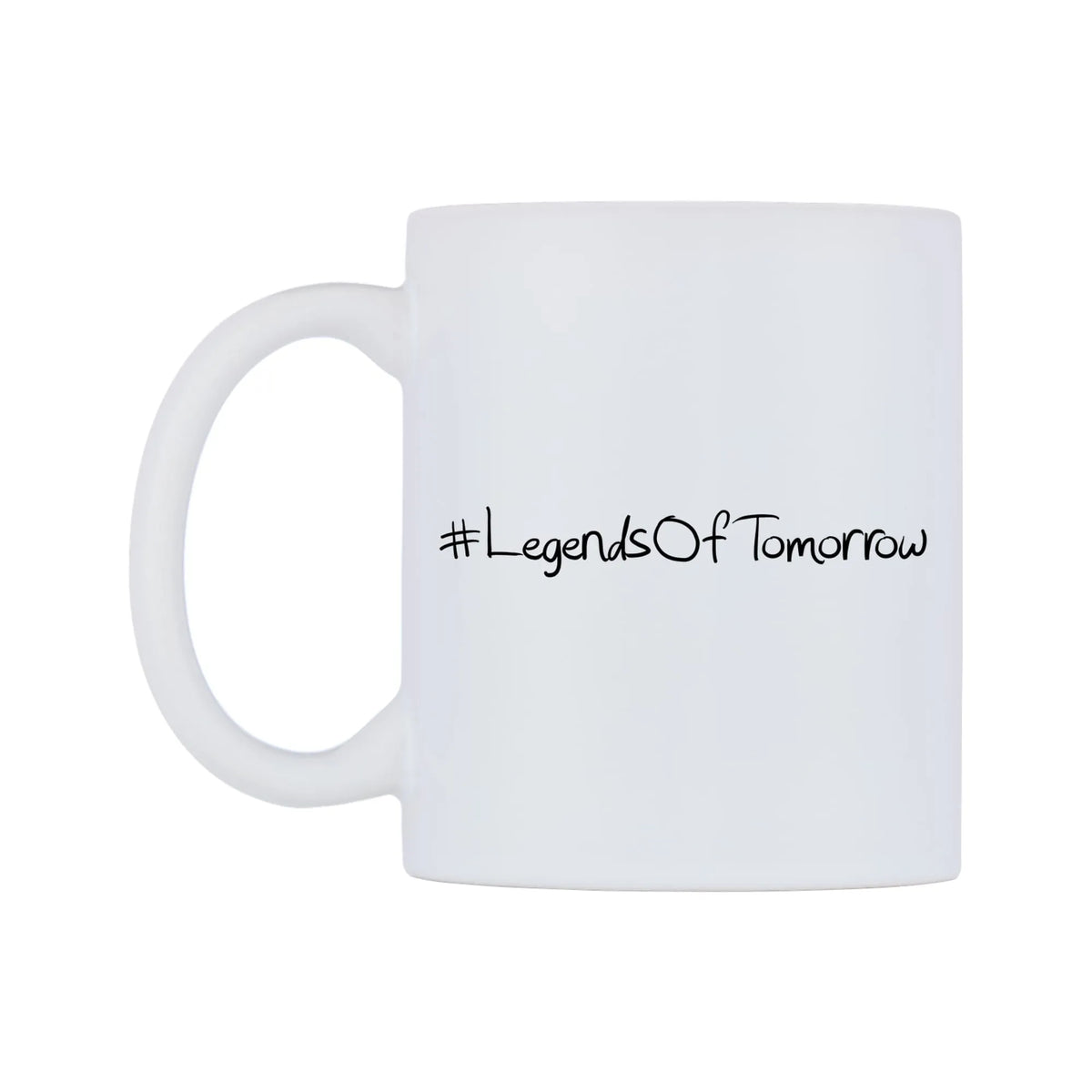 LegendsOfTomorrow Mug — mug, right side, on a white background