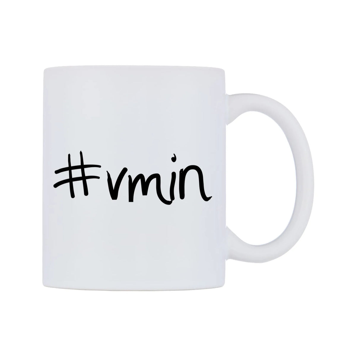 vmin Mug — mug, left side, on a white background
