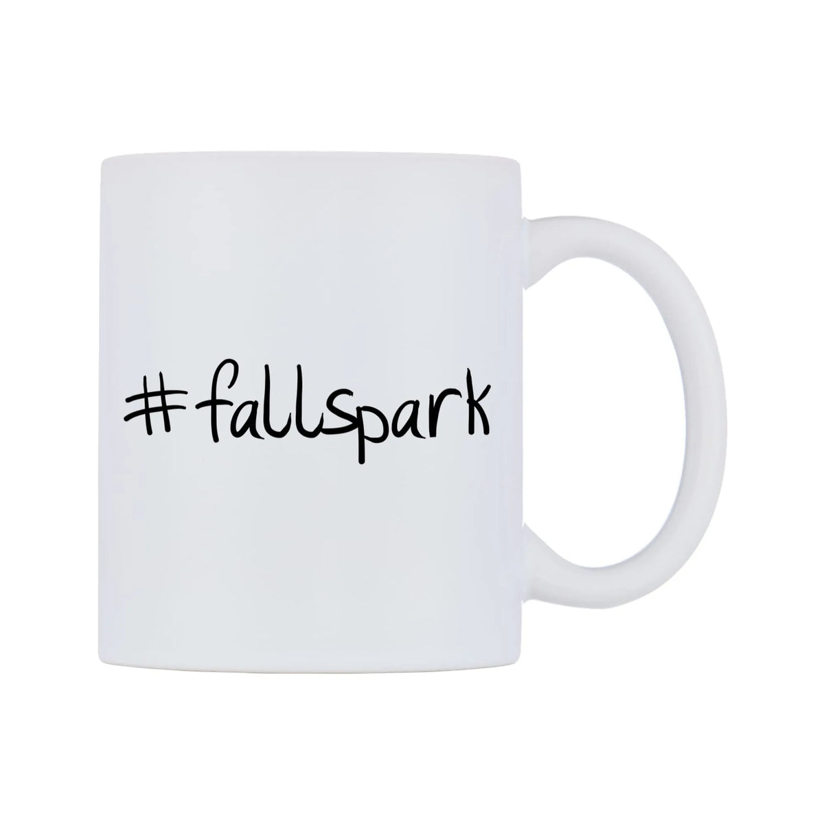 fallspark Mug — mug, left side, on a white background