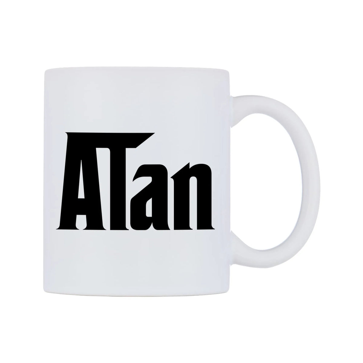 Alan - Godfather Themed Mug — white 11oz gloss mug, left side, on a white background