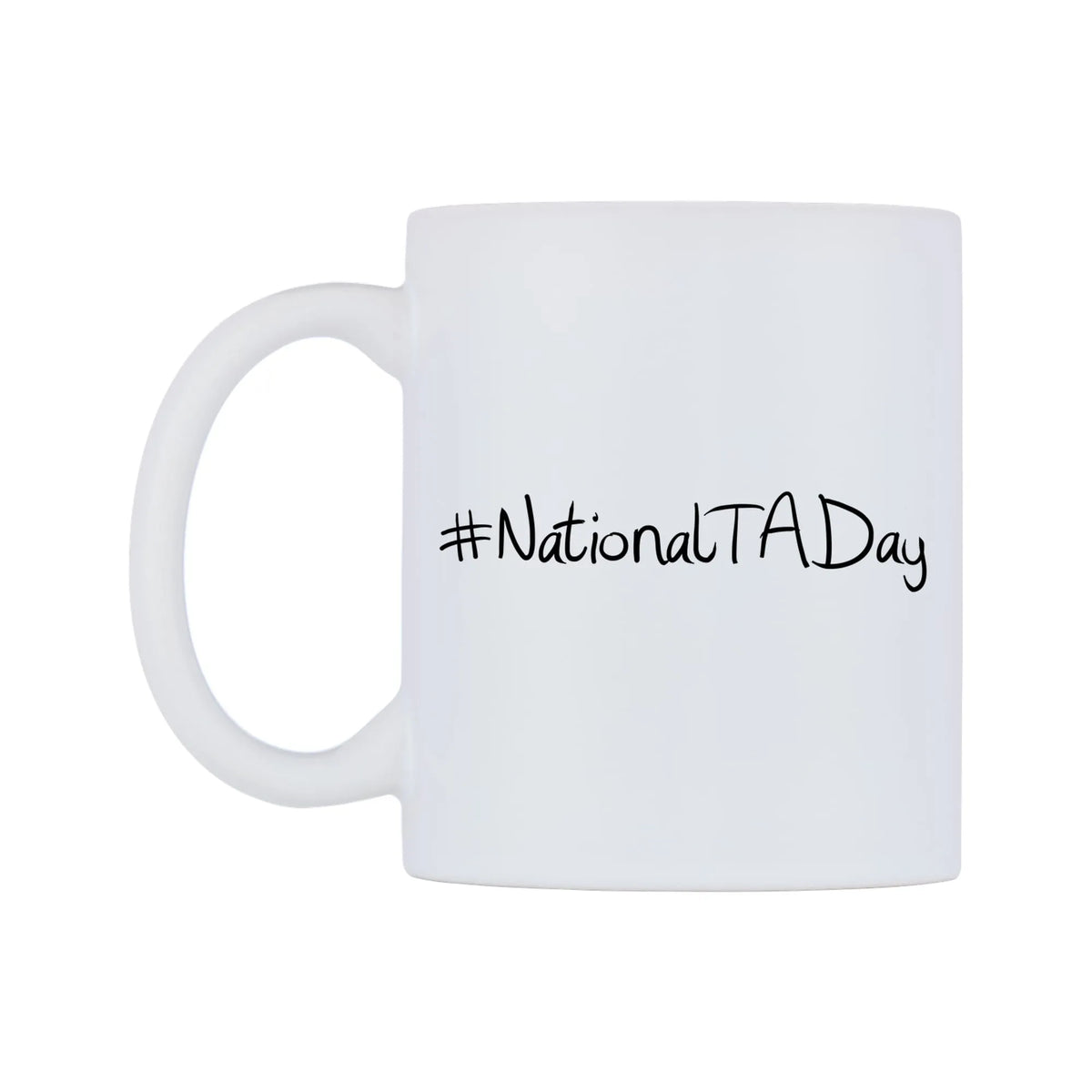 NationalTADay Mug — mug, right side, on a white background