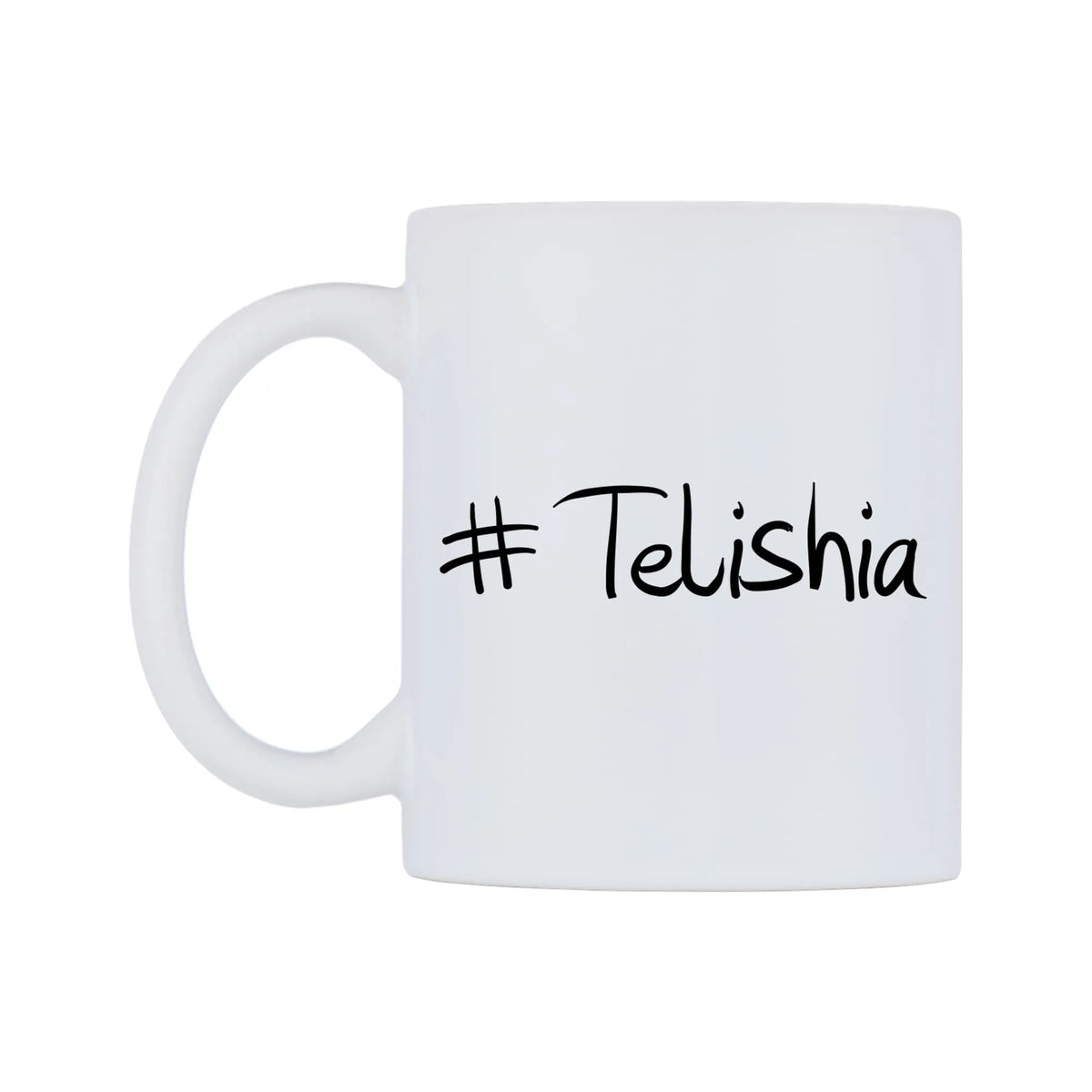 Telishia Mug — mug, right side, on a white background