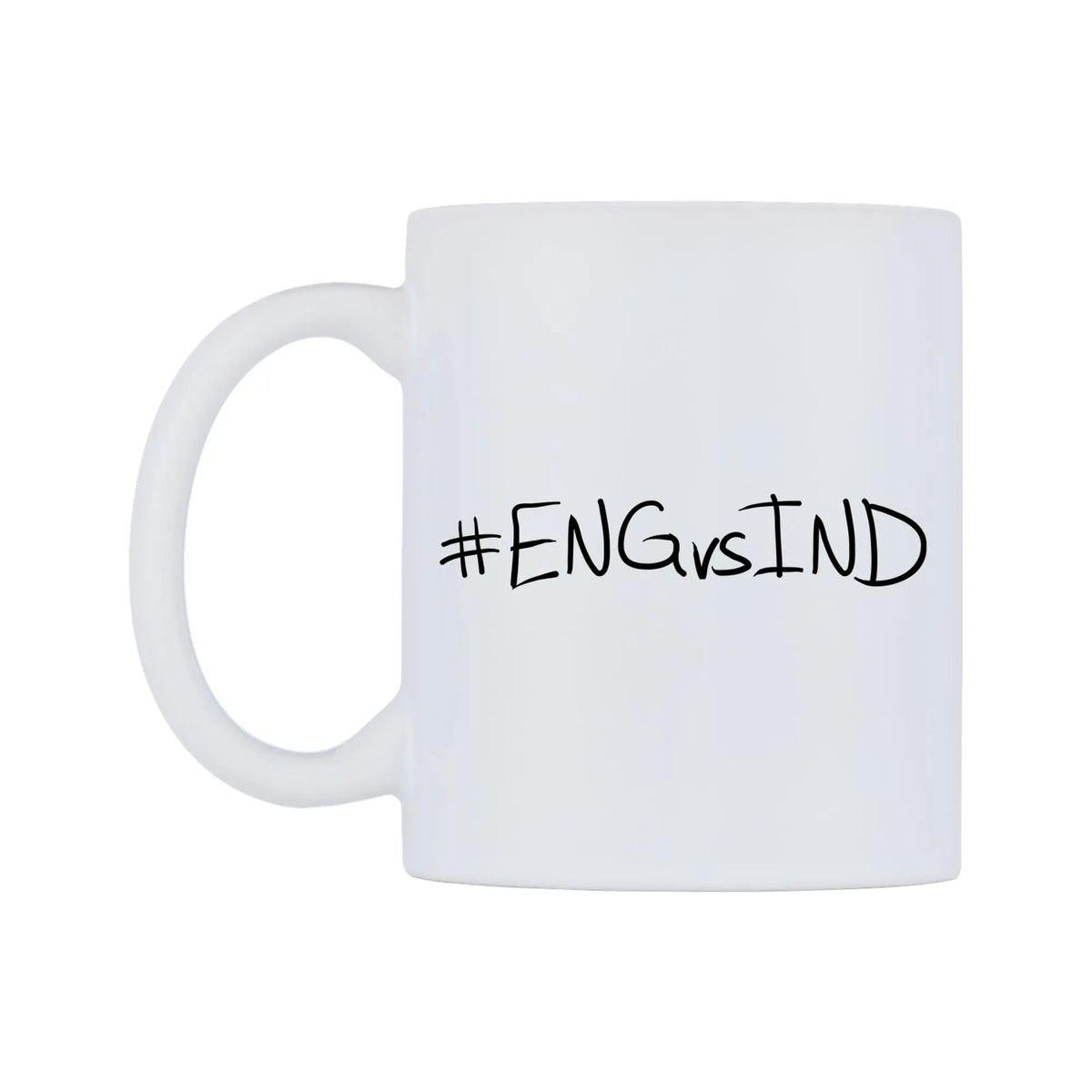 ENGvsIND Mug — mug, right side, on a white background