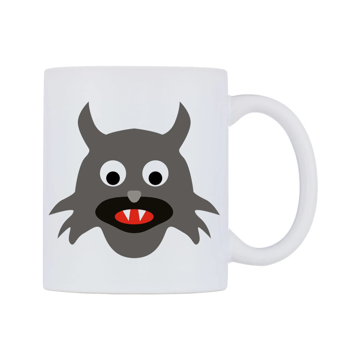 Vampire Cat Mug — mug, left side, on a white background