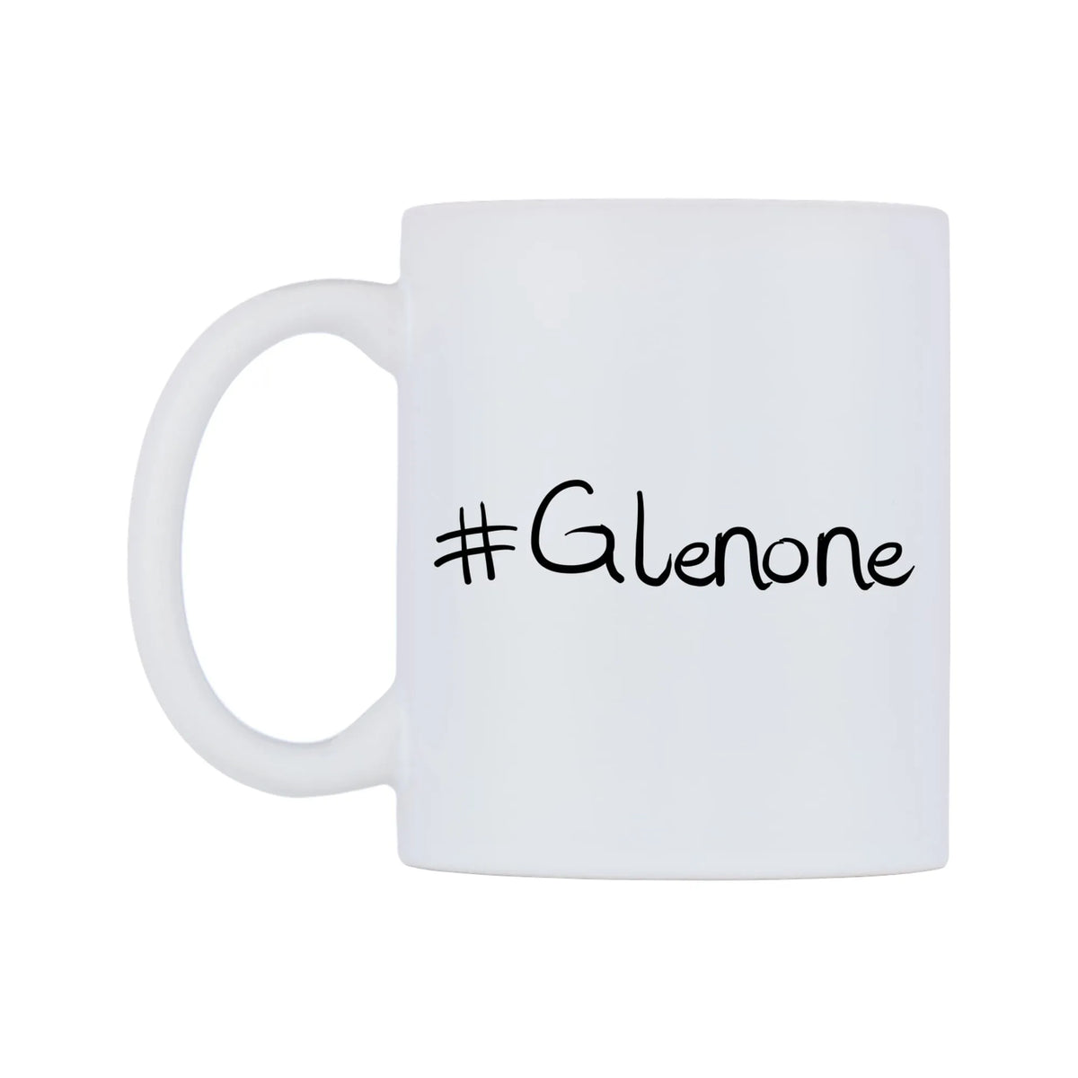 Glenone Mug — mug, right side, on a white background