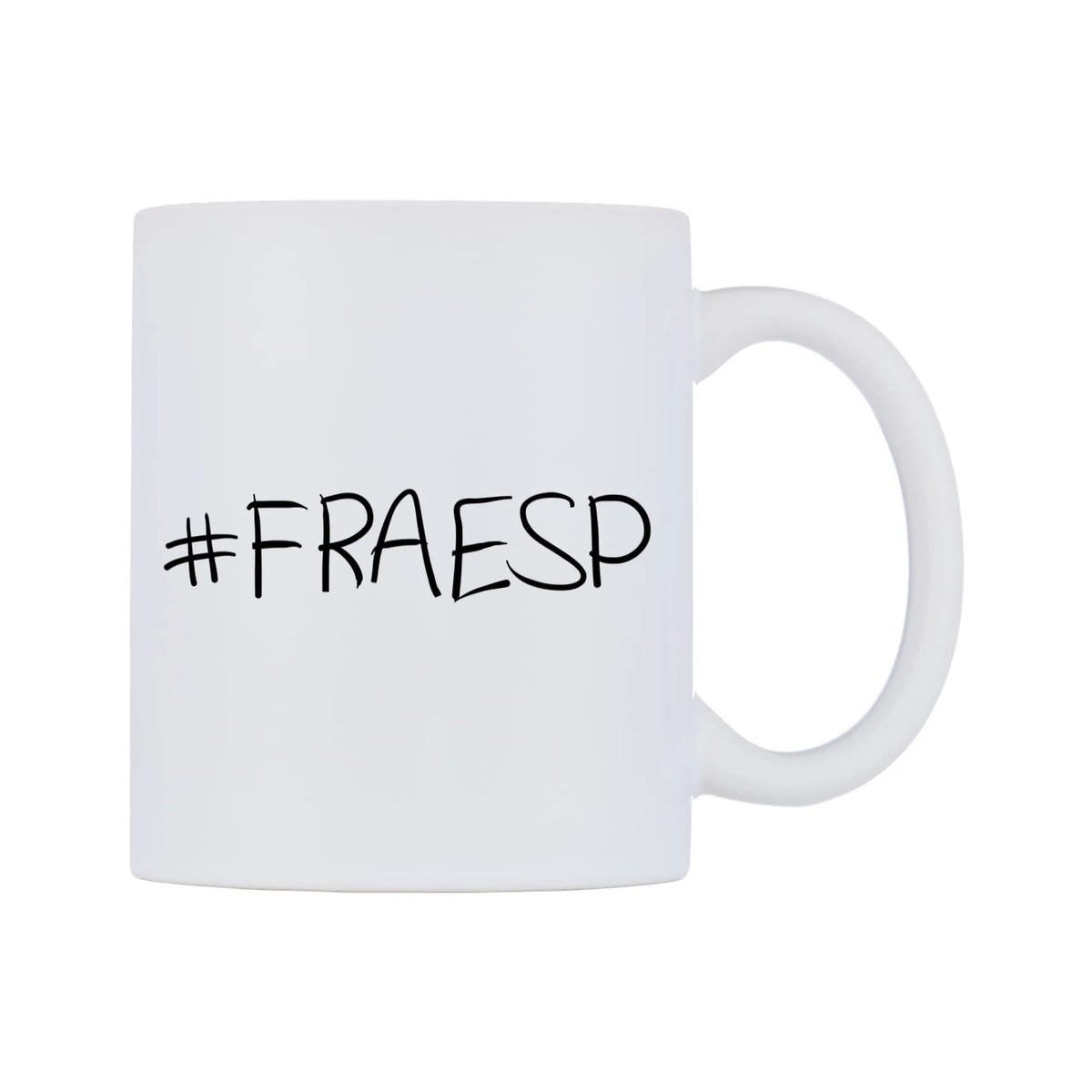 FRAESP Mug — mug, left side, on a white background