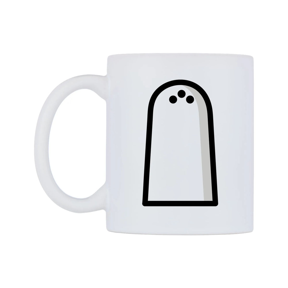 Salt Emoji Mug — mug, right side, on a white background