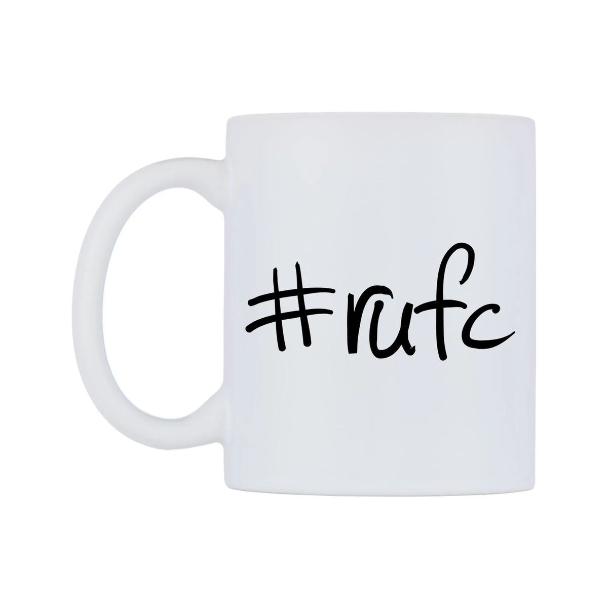 rufc Mug — mug, right side, on a white background