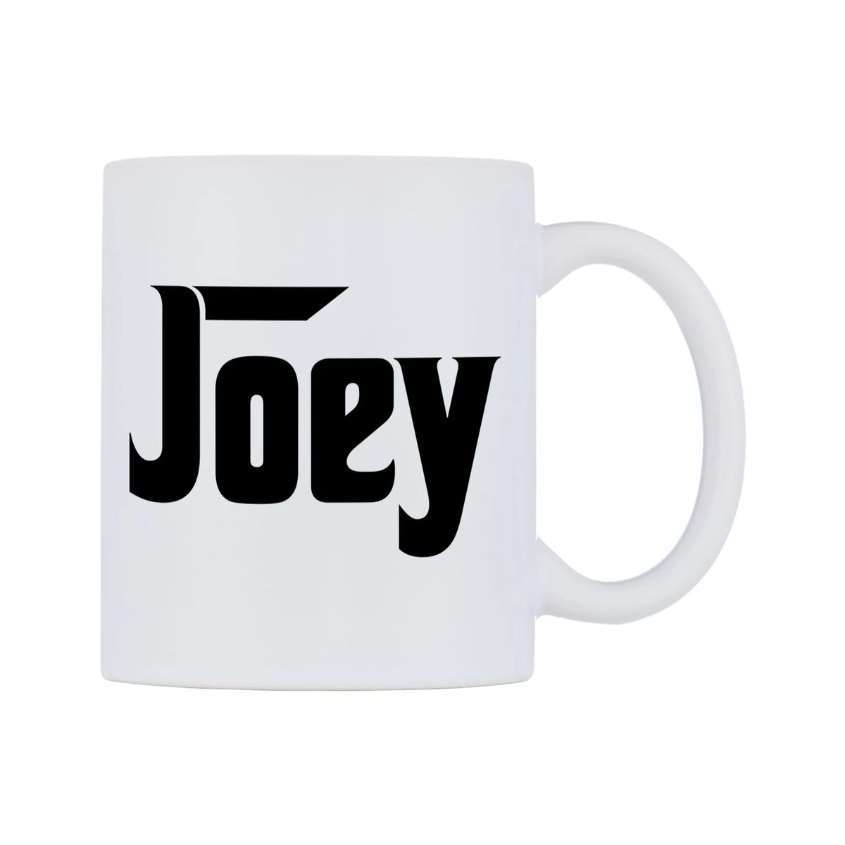 Joey - Godfather Themed Mug — white 11oz gloss mug, left side, on a white background
