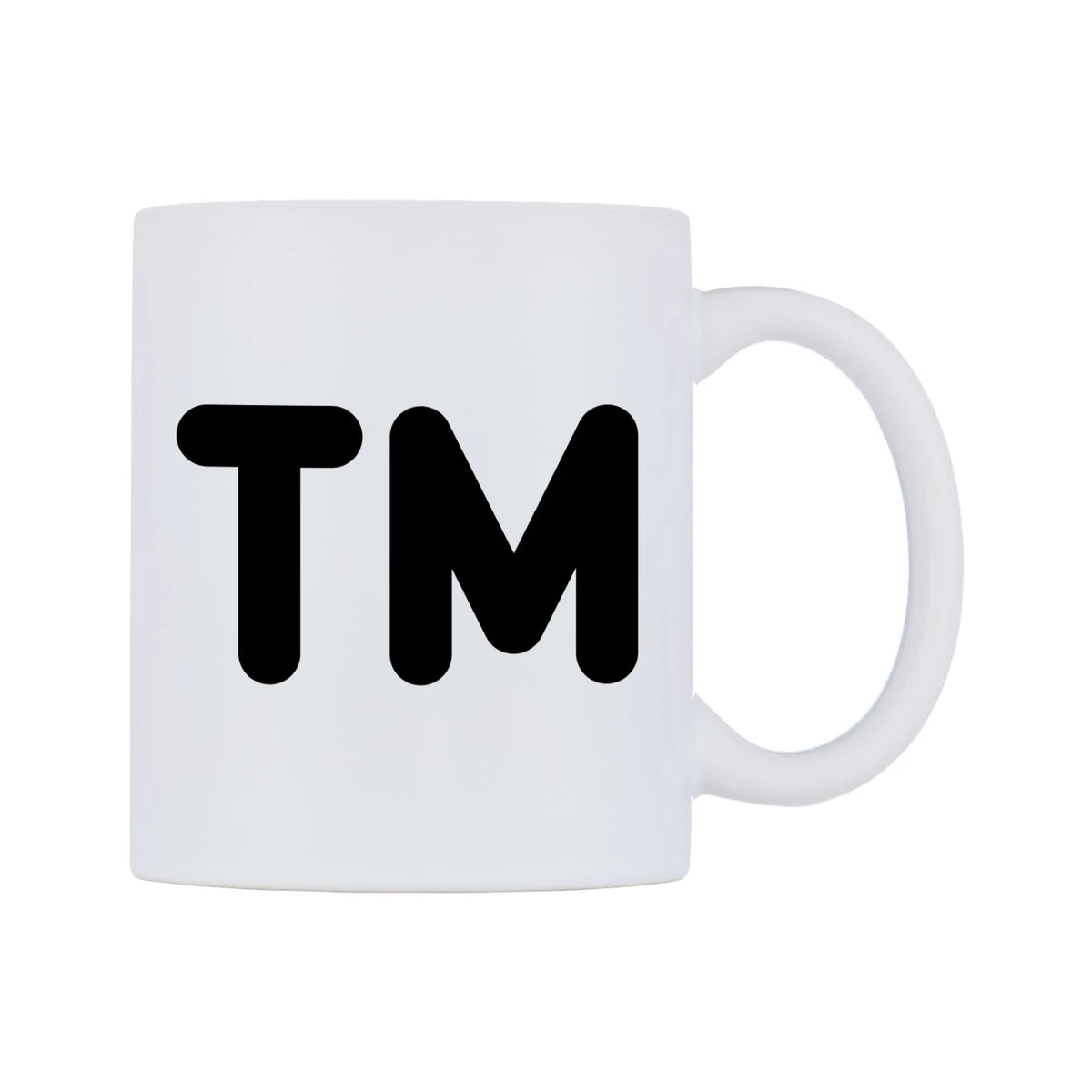 Trade Mark Emoji Mug — mug, left side, on a white background