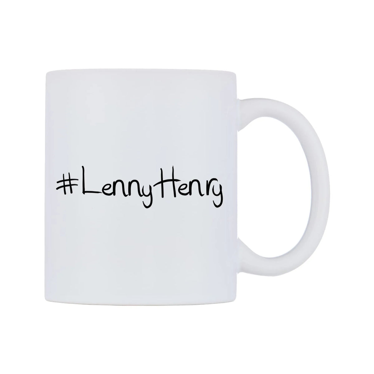 LennyHenry Mug — mug, left side, on a white background