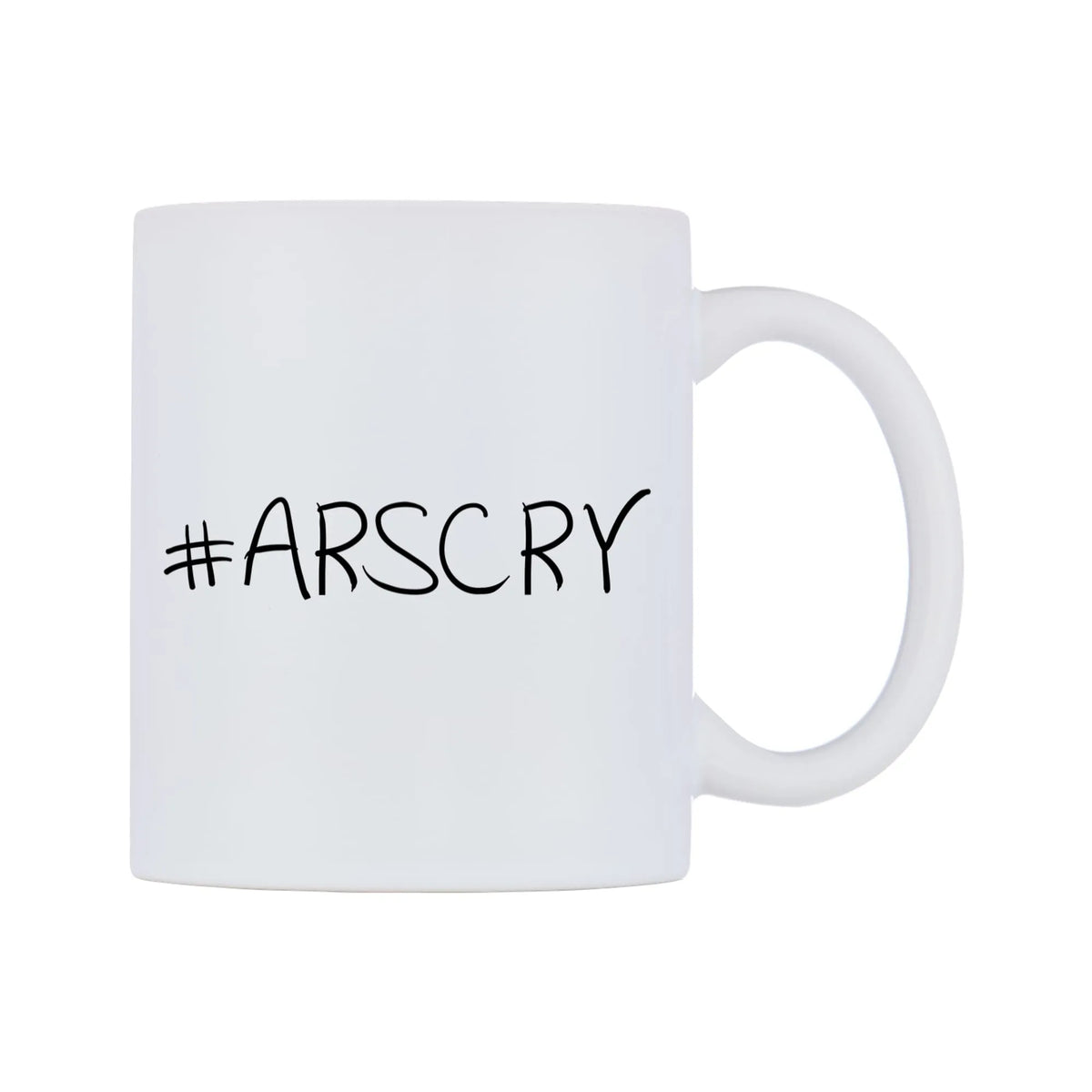 ARSCRY Mug — mug, left side, on a white background