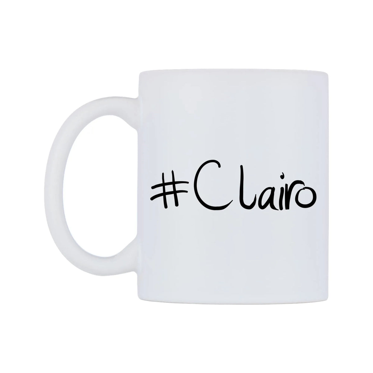 Clairo Mug — mug, right side, on a white background