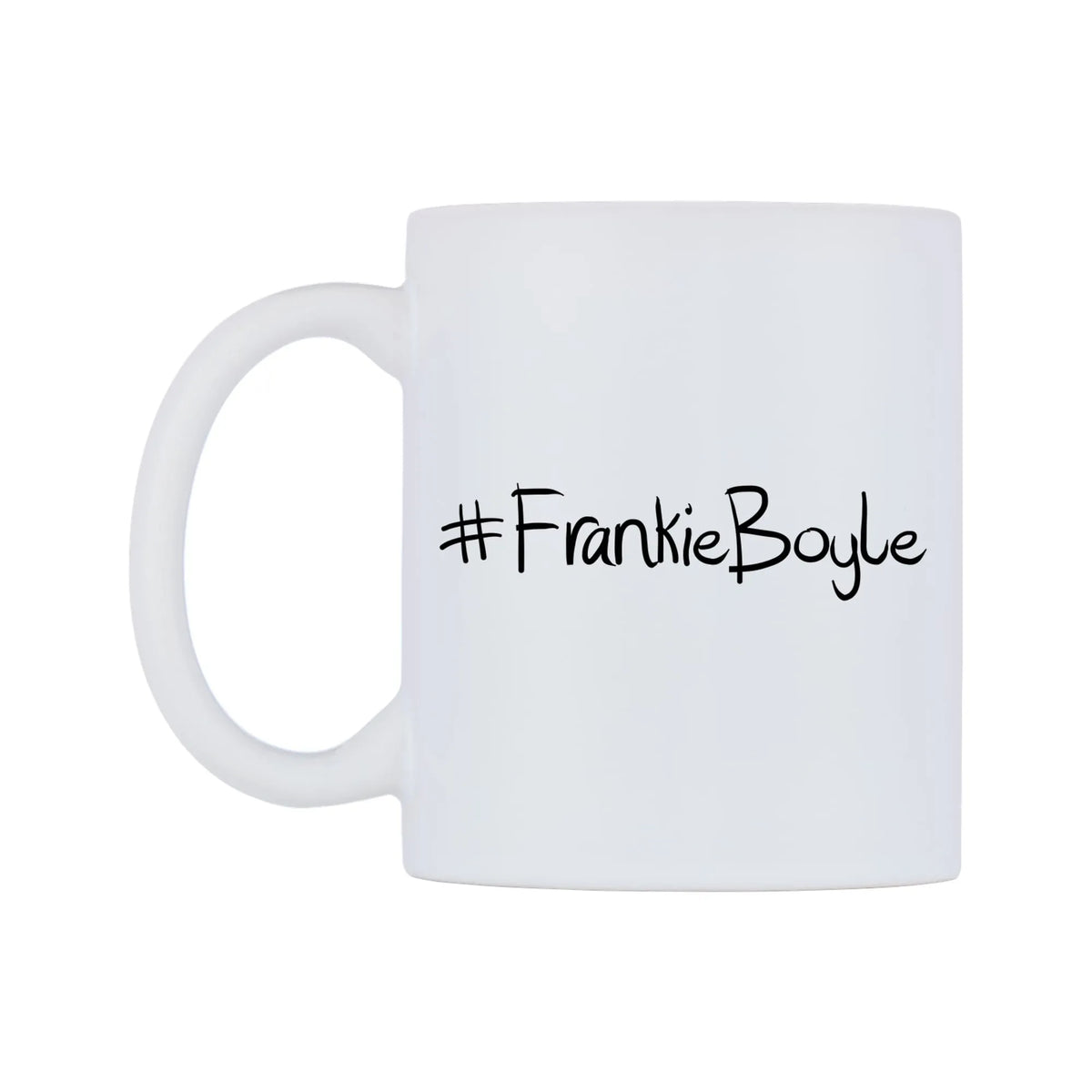 FrankieBoyle Mug — mug, right side, on a white background