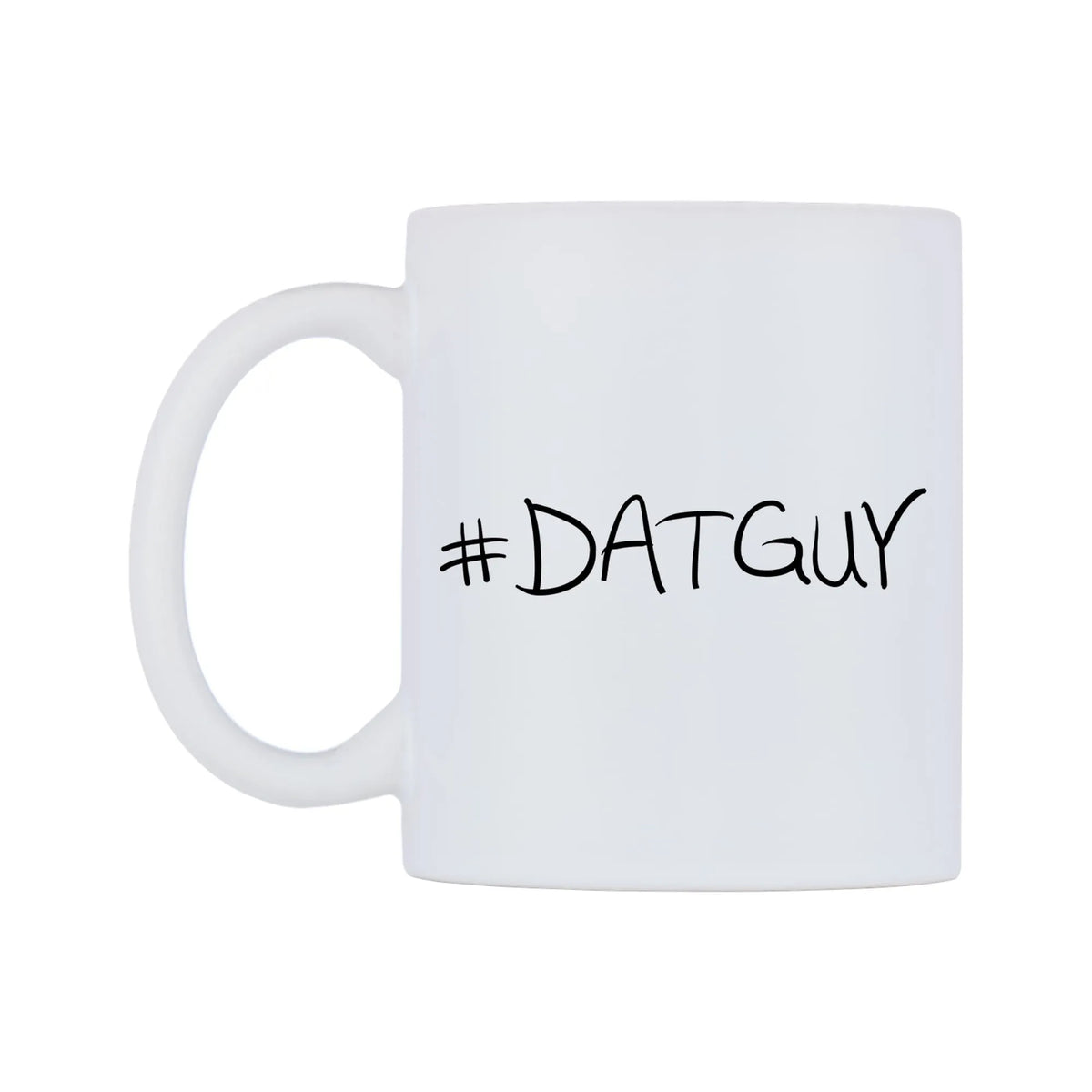 DATGUY Mug — mug, right side, on a white background