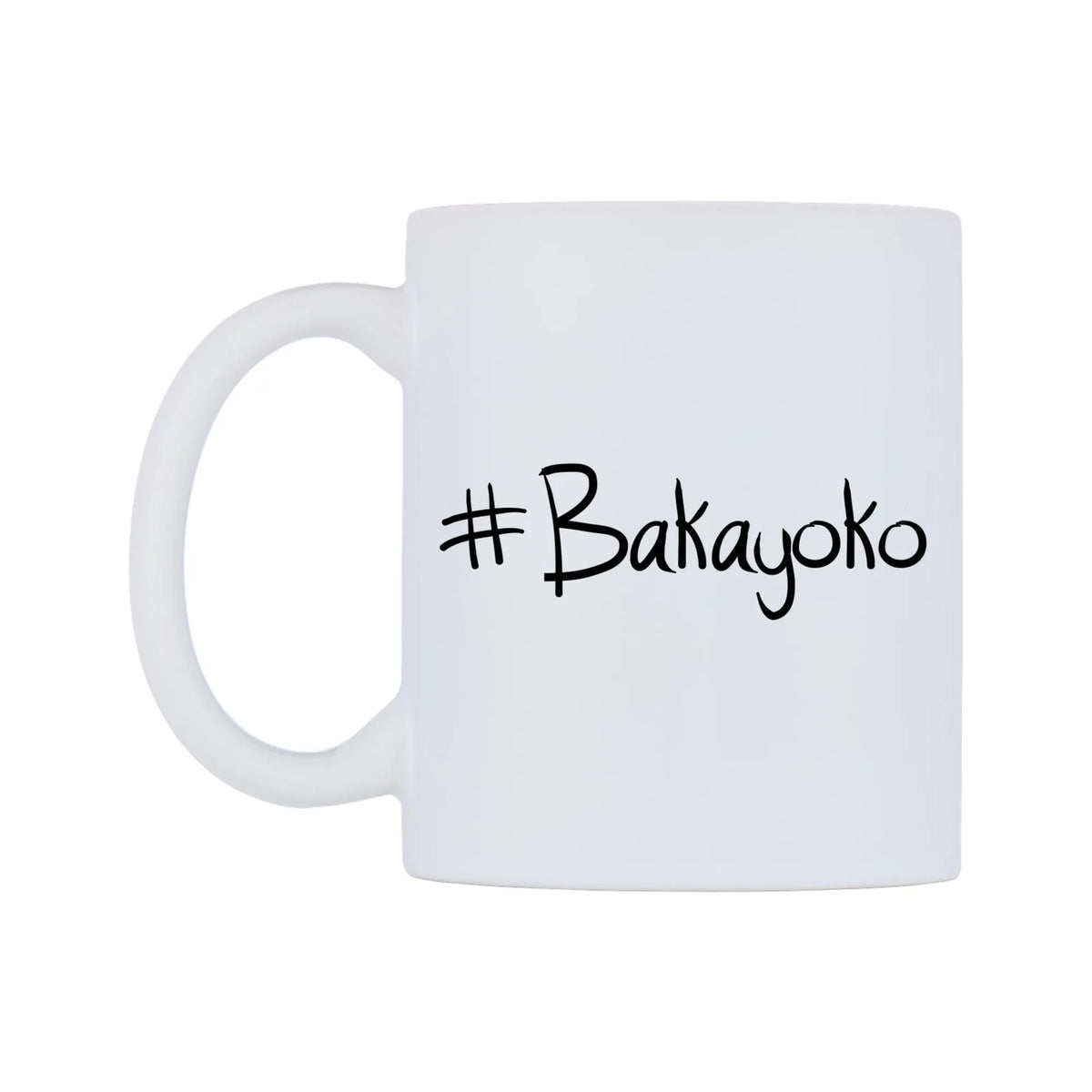 Bakayoko Mug — mug, right side, on a white background