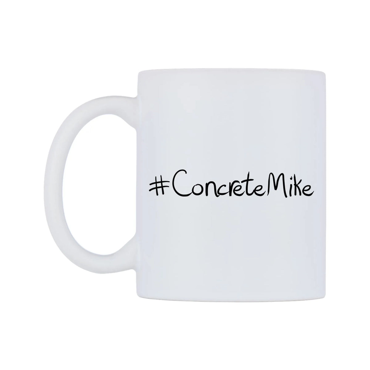 ConcreteMike Mug — mug, right side, on a white background