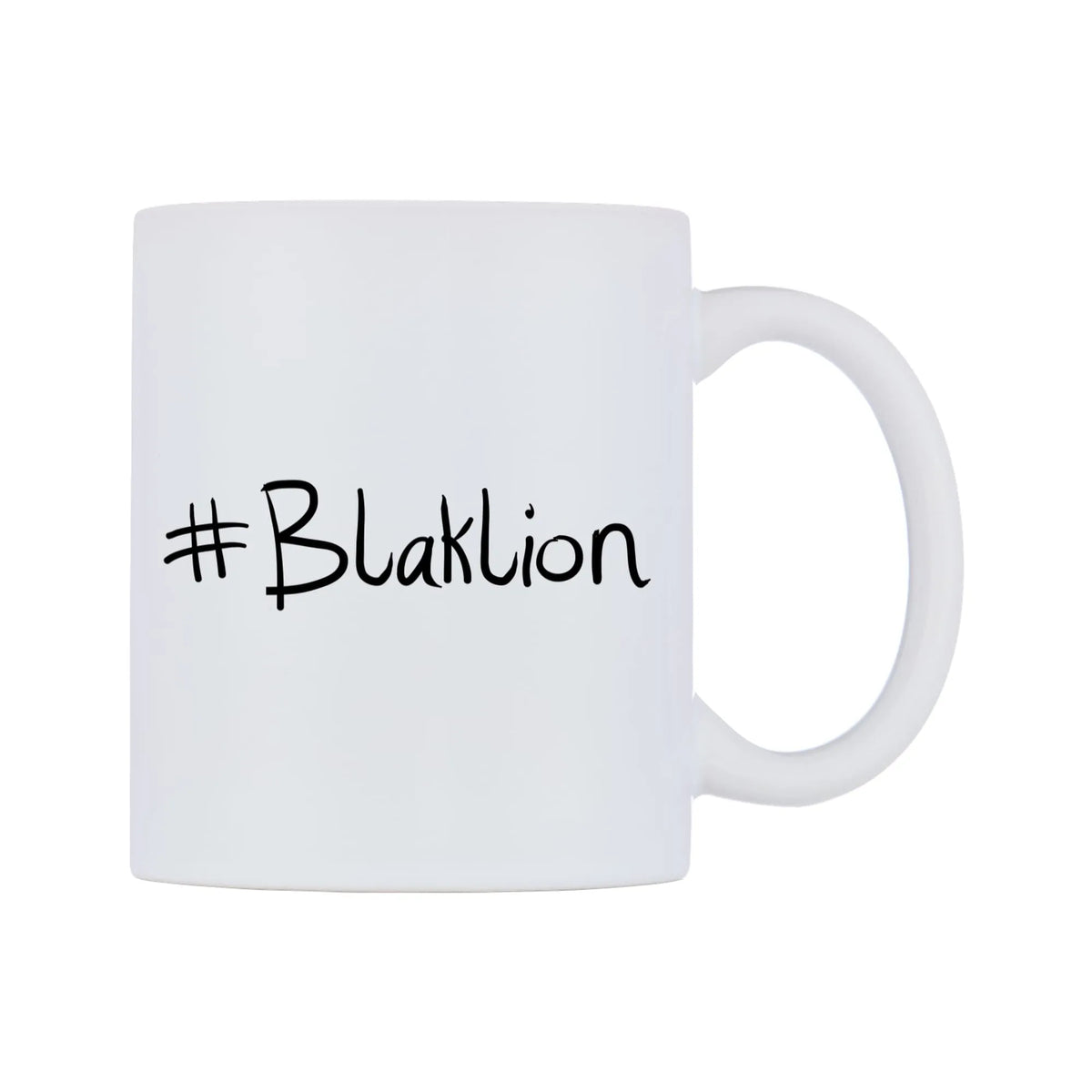 Blaklion Mug — mug, left side, on a white background