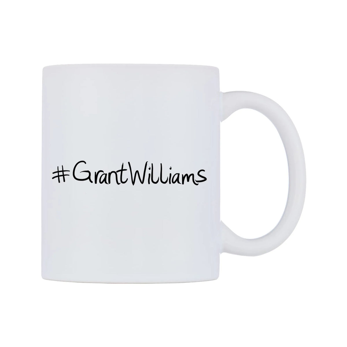 GrantWilliams Mug — mug, left side, on a white background