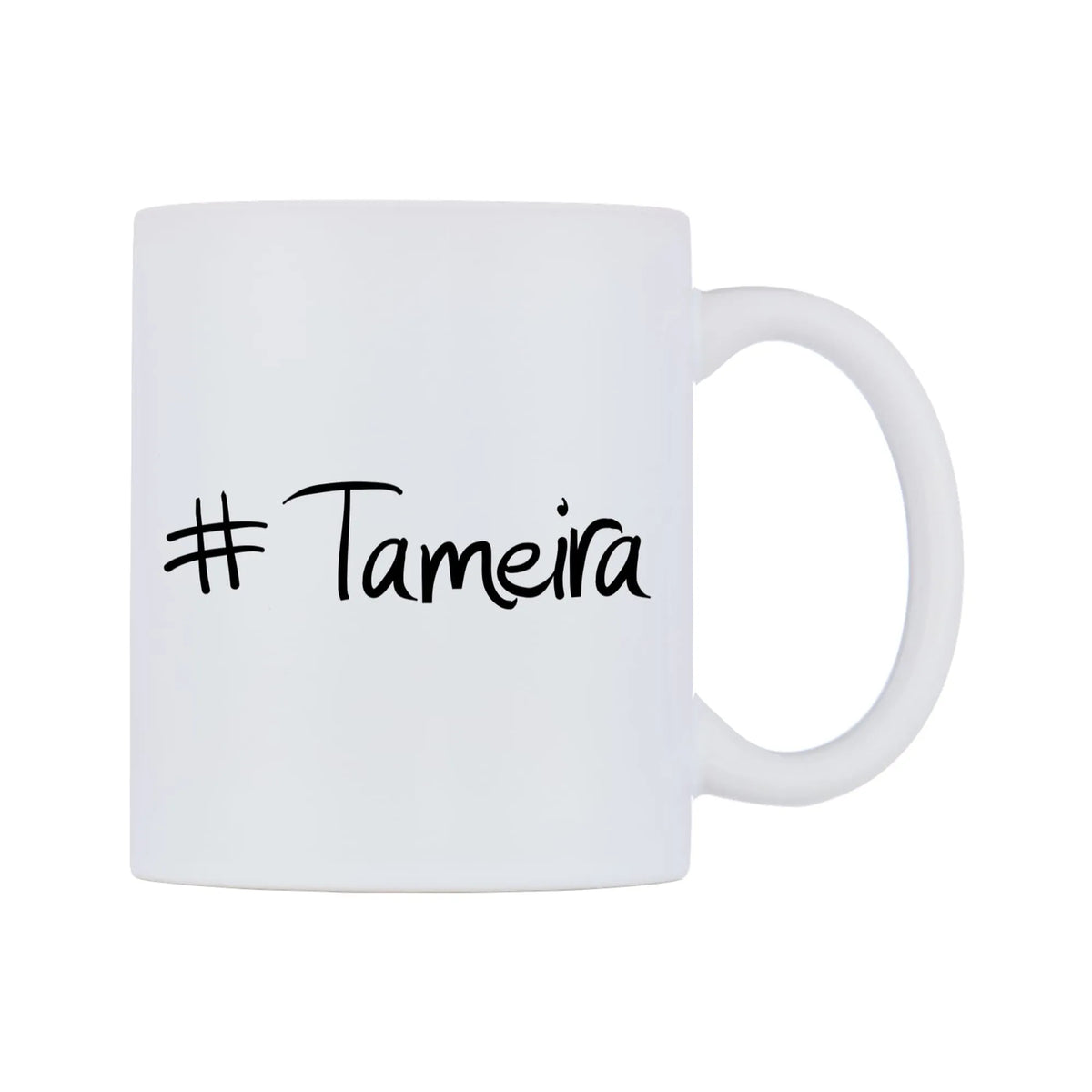 Tameira Mug — mug, left side, on a white background