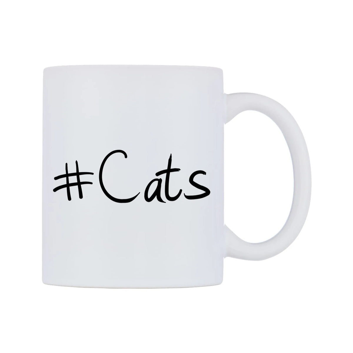 Cats Mug — mug, left side, on a white background