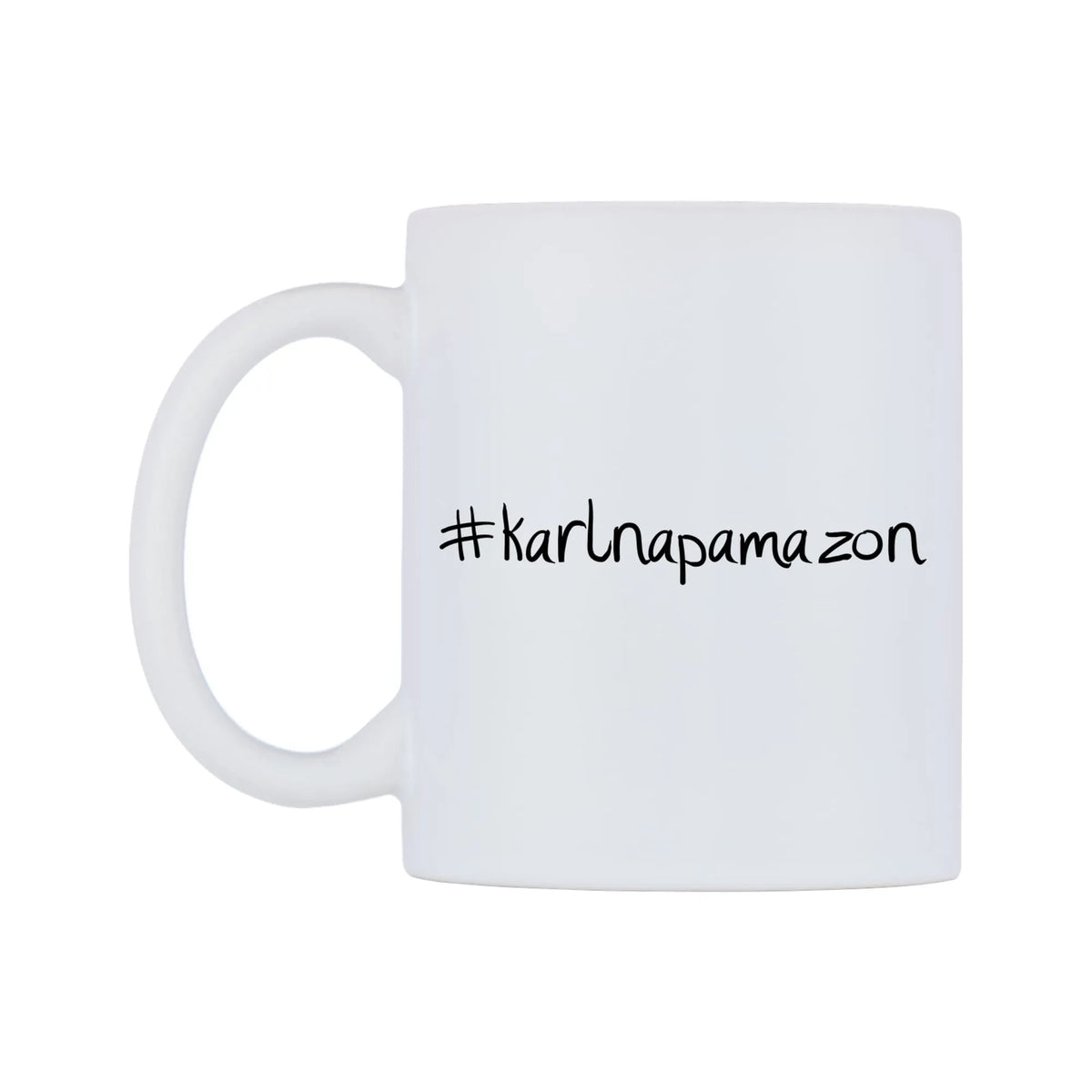 karlnapamazon Mug — mug, right side, on a white background