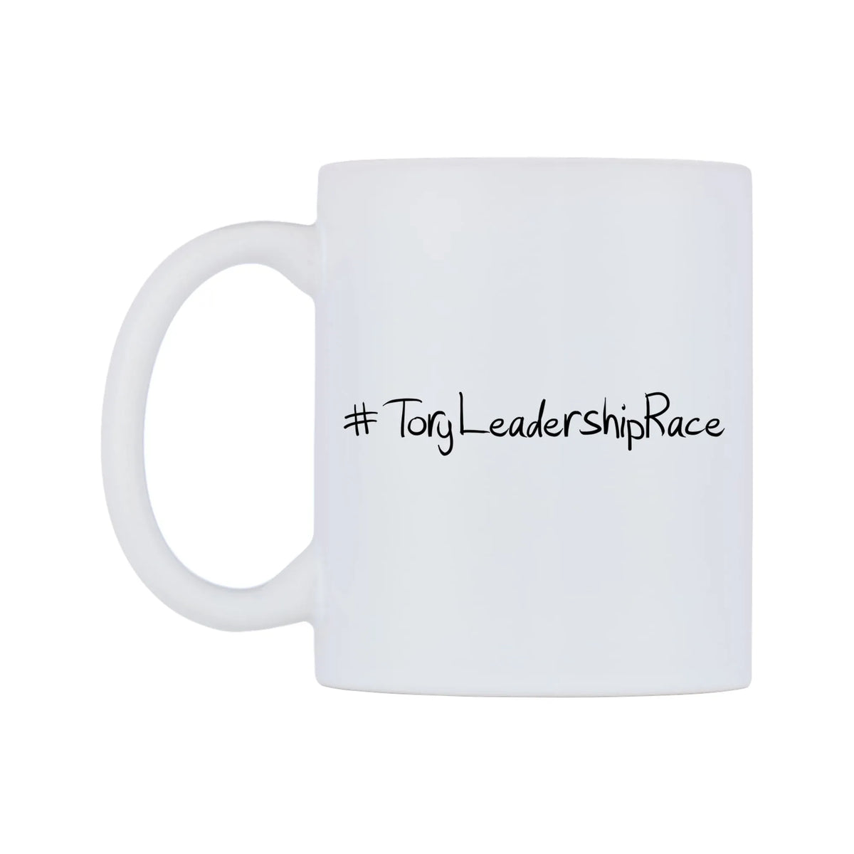 ToryLeadershipRace Mug — mug, right side, on a white background