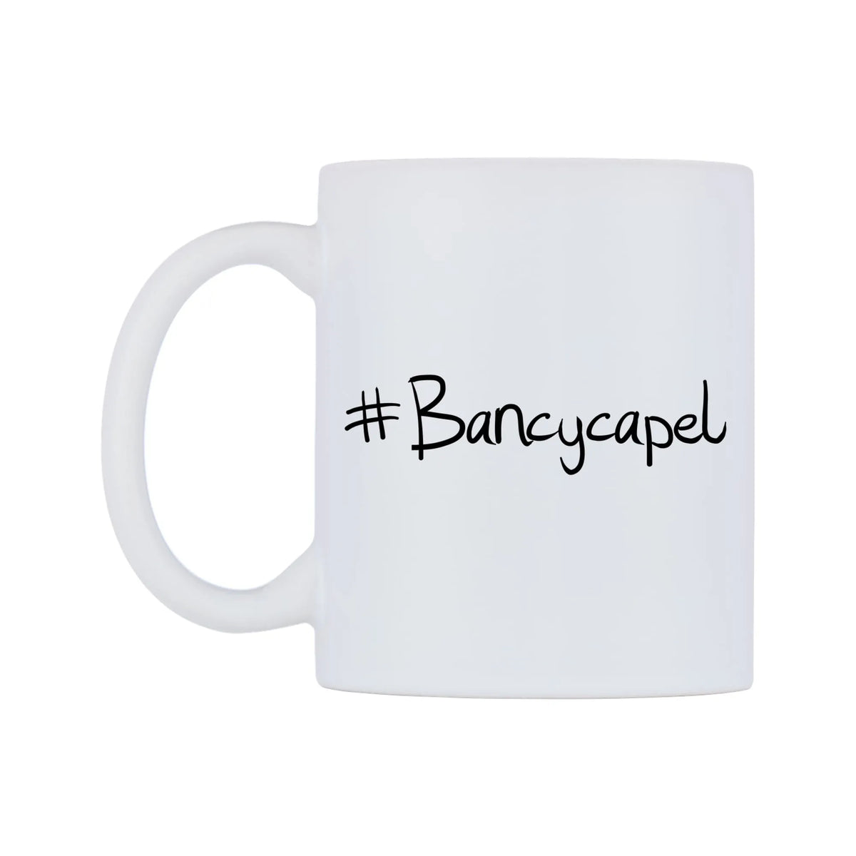 Bancycapel Mug — mug, right side, on a white background