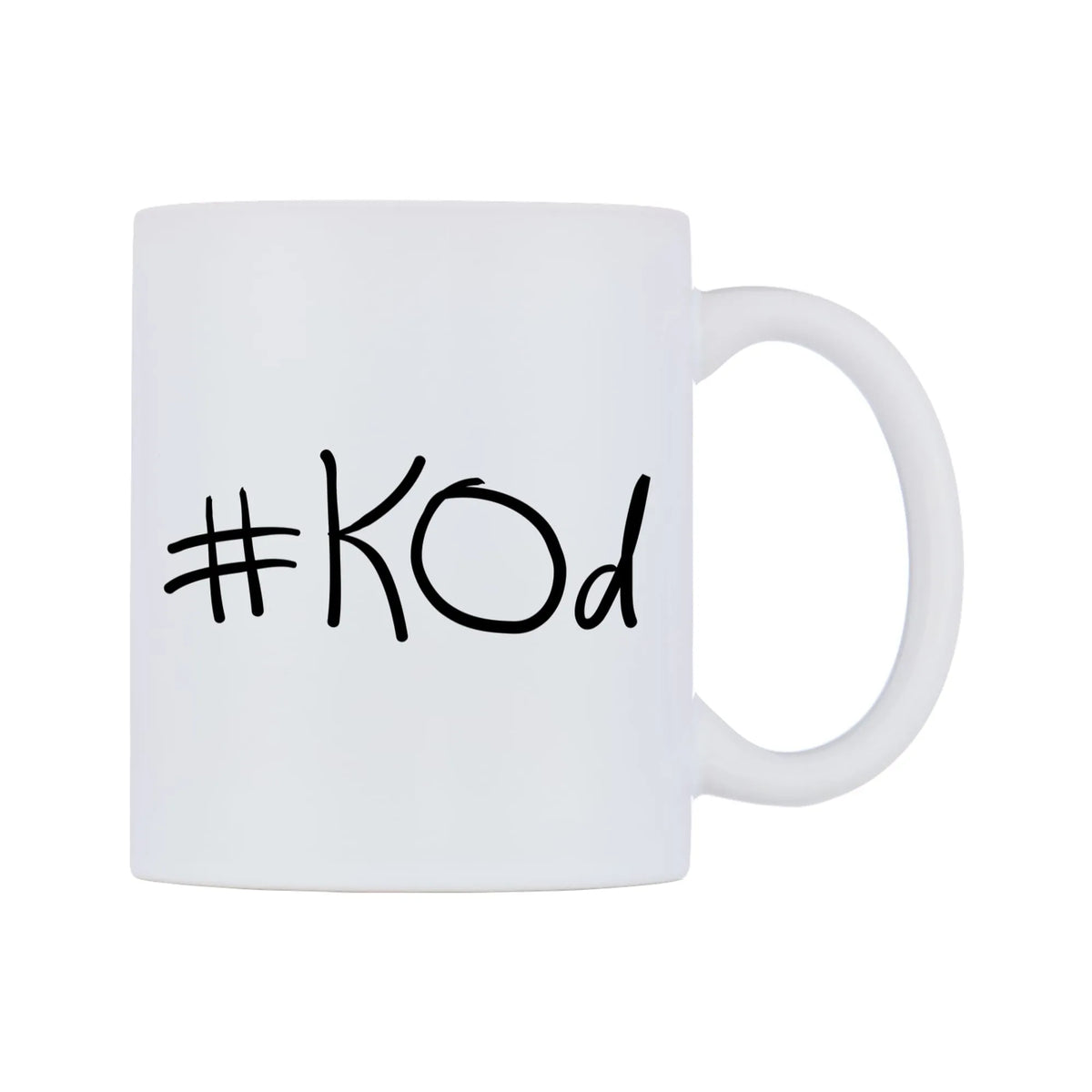 KOd Mug — mug, left side, on a white background