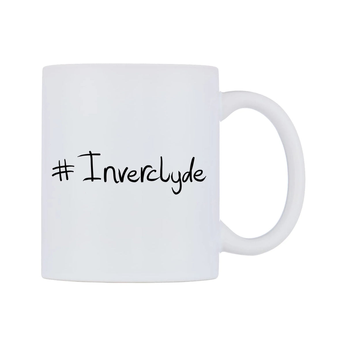 Inverclyde Mug — mug, left side, on a white background