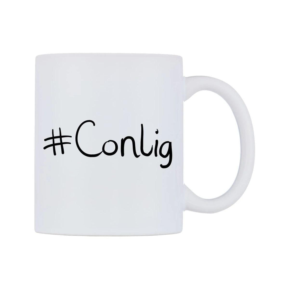 Conlig Mug — mug, left side, on a white background