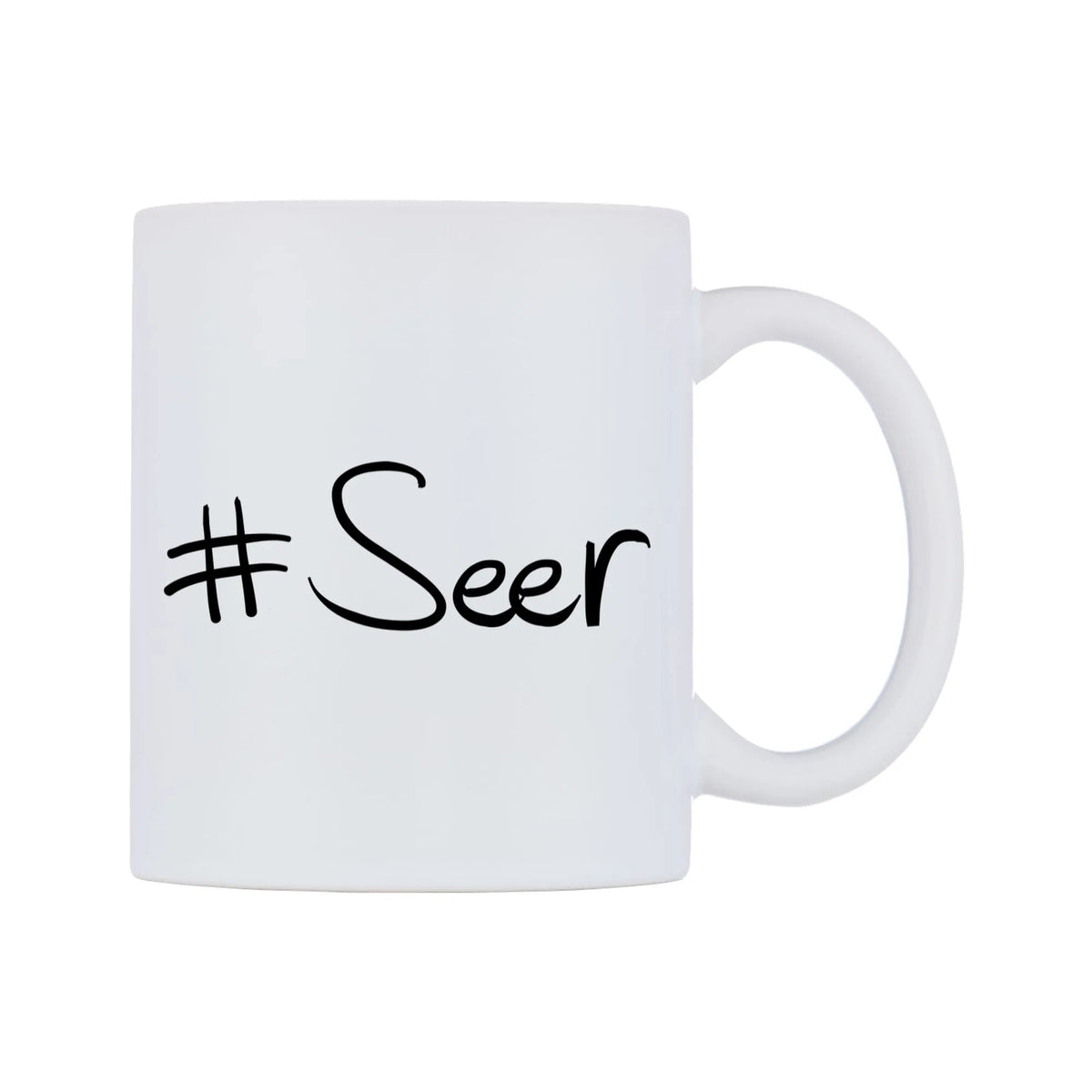 Seer Mug — mug, left side, on a white background