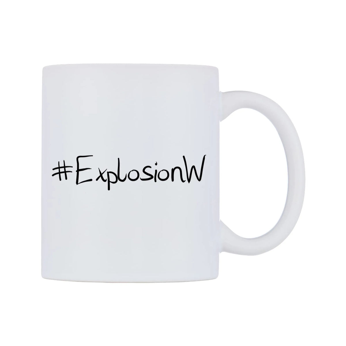 ExplosionW Mug — mug, left side, on a white background