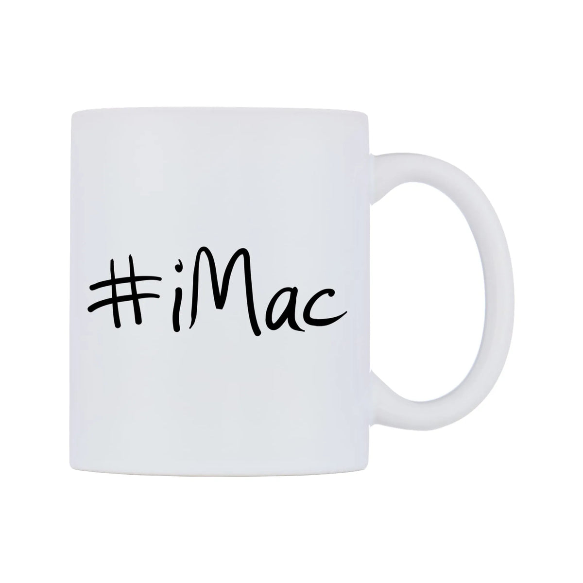 iMac Mug — mug, left side, on a white background
