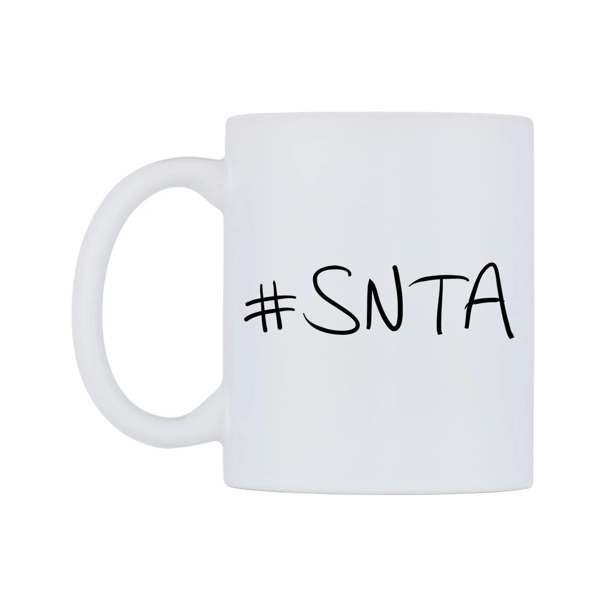 SNTA Mug — mug, right side, on a white background