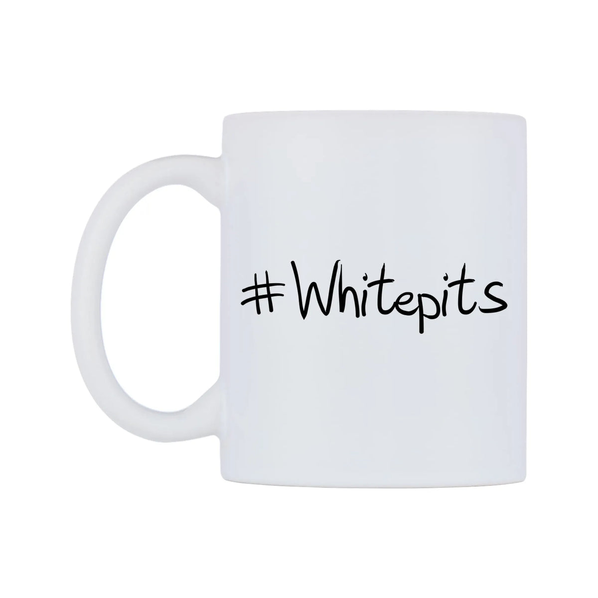 Whitepits Mug — mug, right side, on a white background