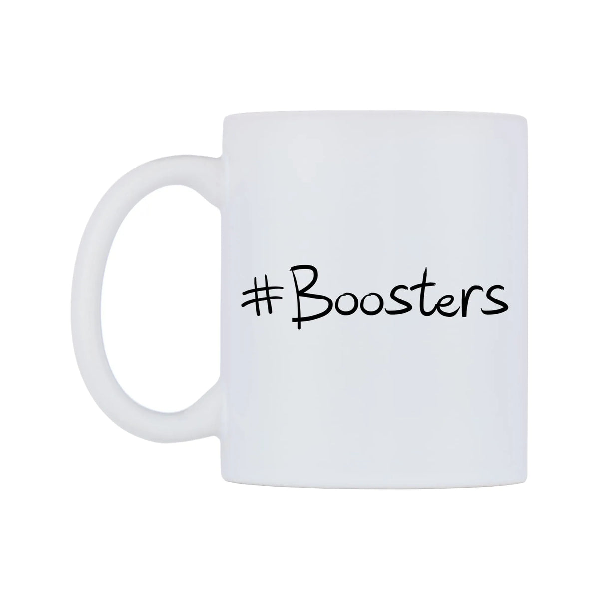 Boosters Mug — mug, right side, on a white background